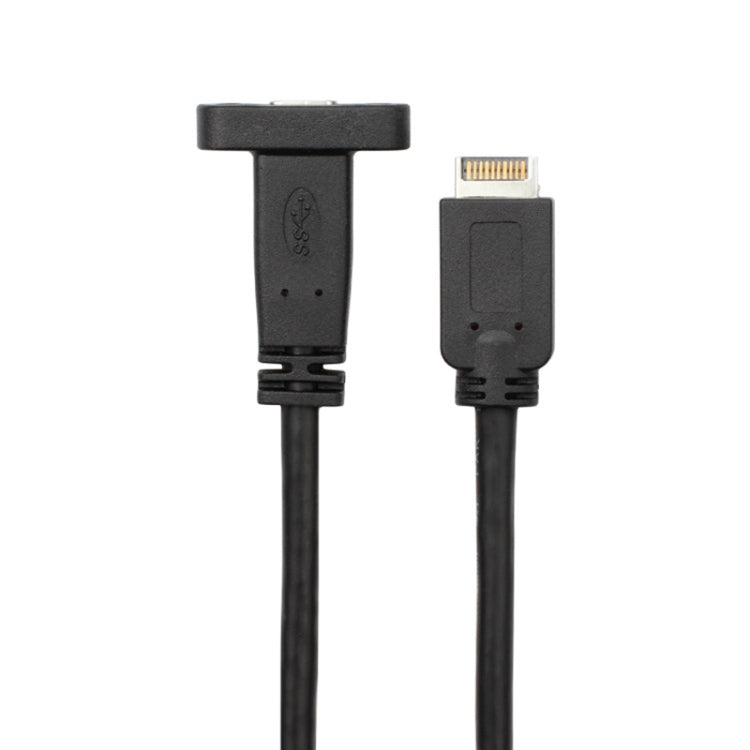 Cavo con deflettore posteriore da USB 3.1 tipo E a USB-C / tipo C Cavo con deflettore posteriore da USB 3.1 tipo E a USB-C / tipo C